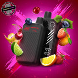 A 20ml disposable vape by Flavour Beast in fruit flash flavour, surrounded by citrus fruits and berries. Underground Vapes Woodstock and London