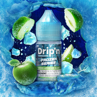 Drip'n Blast 30ml salt nic - Green Apple Ice - Frozen green apples - Underground Vapes Woodstock and London