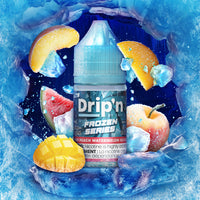 Drip'n Blast 30ml salt nic - Mango Peach Watermelon Ice - Frozen Peach, frozen mango, frozen watermelon - Underground Vapes Woodstock and London