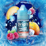 Drip'n Blast 30ml salt nic - Raspberry Peach Mango - Frozen raspberry, frozen peach, frozen mango  - Underground Vapes Woodstock and London