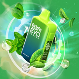 Envi Drip'n Evo 63k puff disposable vape, Fresh Mint Ice flavour