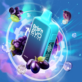 Envi Drip'n Evo 63k puff disposable vape, Grape Ice flavour