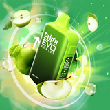Envi Drip'n Evo 63k puff disposable vape, Green Apple flavour