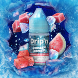 Drip'n Blast 30ml salt nic - Watermelon CG Ice - Frozen watermelon cubes - Underground Vapes Woodstock and London