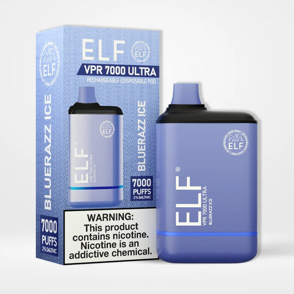 ELF Bar 7k puff disposable - Bluerazz Ice - Underground Vapes