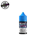 Flavour Drop e-liquid bottle in Frozen Clouds flavour with blue cap on a white background. Underground Vapes Woodstock and London
