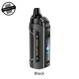 The GeekVape Aegis Boost 3 Starter Kit in black on a white background. Underground Vapes Woodstock and London