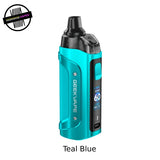 The GeekVape Aegis Boost 3 Starter Kit in teal on a white background. Underground Vapes Woodstock and London