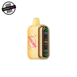 A yellow 20ml disposable vape by Geek Bar. Underground Vapes Woodstock and London