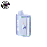 A purple 20ml disposable vape by Geek Bar in white grape ice flavour on a white background. Underground Vapes Woodstock and London