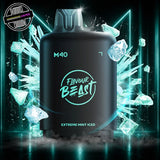 A black 40ml pod by Flavour Beast in mint flavour, compatible with the Level  X M Series battery. Underground Vapes Woodstock and London
