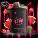 A black 40ml pod by Flavour Beast in watermelon ice flavour, compatible with the Level  X M Series battery. Underground Vapes Woodstock and London