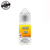 A 30ml bottle of salt nic vape juice by Redord Vapes in peach ice flavour. Underground Vapes Woodstock and London