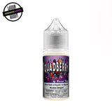 A 30ml bottle of salt nic vape juice by Redord Vapes in quad berry flavour. Underground Vapes Woodstock and London