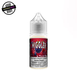 A 30ml bottle of salt nic vape juice by Redord Vapes in Wiggler flavour. Underground Vapes Woodstock and London