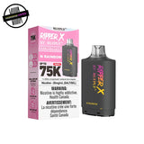 Ripper X 20ml pod and packaging by RufPuf in N Rainbow flavour on a white background. Underground Vapes Woodstock and London