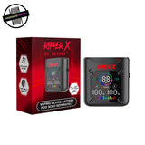 Black with Red Ripper X Ultra battery with digital display. Underground Vapes Woodstock and London