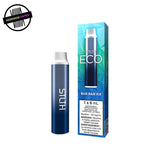 Blue STLTH vape device with packaging on a white background. Underground Vapes Woodstock and London