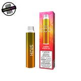 Yellow STLTH vape device with packaging on a white background. Underground Vapes Woodstock and London