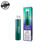 Teal STLTH vape device with packaging on a white background. Underground Vapes Woodstock and London