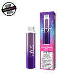 Purple STLTH vape device with packaging on a white background. Underground Vapes Woodstock and London