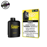 A black 30ml prefilled pod by STLTH for the Loop Max battery in banana ice flavour. Underground Vapes Woodstock and London