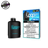 A black 30ml prefilled pod by STLTH for the Loop Max battery in blue lemon ice flavour. Underground Vapes Woodstock and London