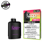 A black 30ml prefilled pod by STLTH for the Loop Max battery in cherry lime ice flavour. Underground Vapes Woodstock and London