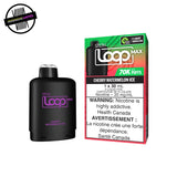A black 30ml prefilled pod by STLTH for the Loop Max battery in cherry watermelon ice flavour. Underground Vapes Woodstock and London