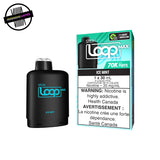 A black 30ml prefilled pod by STLTH for the Loop Max battery in ice mint flavour. Underground Vapes Woodstock and London