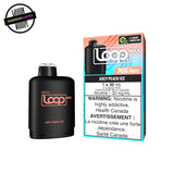 A black 30ml prefilled pod by STLTH for the Loop Max battery in juicy peach ice flavour. Underground Vapes Woodstock and London