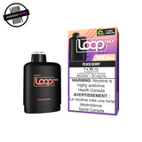 A black 30ml prefilled pod by STLTH for the Loop Max battery in peach berry flavour. Underground Vapes Woodstock and London