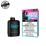A black 30ml prefilled pod by STLTH for the Loop Max battery in peach blue razz  ice flavour. Underground Vapes Woodstock and London