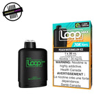A black 30ml prefilled pod by STLTH for the Loop Max battery in peach watermelon ice flavour. Underground Vapes Woodstock and London