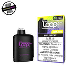 A black 30ml prefilled pod by STLTH for the Loop Max battery in white grape ice flavour. Underground Vapes Woodstock and London