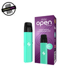 Teal refillable vape device by STLTH with purple packaging on a white background. Underground Vapes Woodstock and London