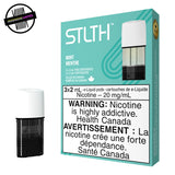 3-pack of prefilled 2ml STLTH pods in mint flavour. Undergound Vapes Woodstock and London