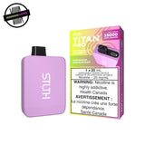 Purple STLTH Titan Pro 20ml Disposable in white grape ice flavour. Underground Vapes Woodstock and London