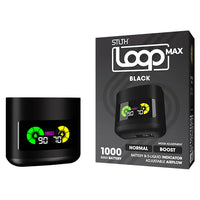 Stlth Loop Max Battery - Black with screen - Underground Vapes