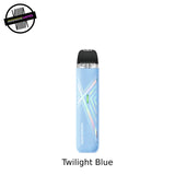 A blue stick-style refillable vape device from the Uwell Caliburn Air lineup on a white background. Underground Vapes Woodstock and London