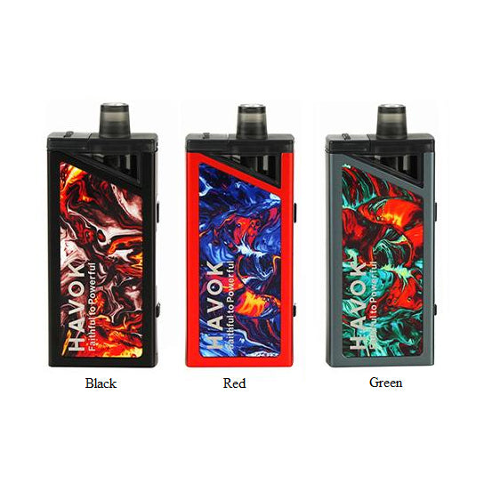 Uwell Havok pod system - Black, red, green - Underground Vapes Woodstock and London