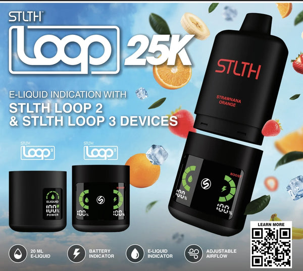 STLTH LOOP 25K POD PACK-Underground Vapes - Woodstock & London