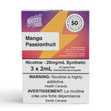 Boosted Pods, synthetic nicotine - Mango Passionfruit - Underground Vapes Woodstock